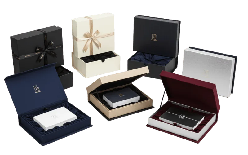 Custom rigid boxes produced by Vital Custom Boxes
